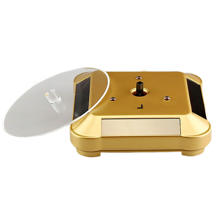 360° Solar Powered Turntable Revolving Display Turntable For Displaying ...